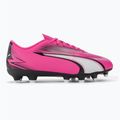 PUMA Ultra Play FG/AG Jr δηλητήριο ροζ/puma λευκό/puma μαύρο παιδικά μποτάκια ποδοσφαίρου 2