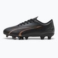 PUMA Ultra Play FG/AG Jr παιδικές μπότες ποδοσφαίρου puma black/copper rose 8