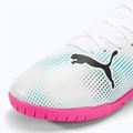 Παιδικά παπούτσια ποδοσφαίρου PUMA Future 7 Play IT puma white/puma black/poison pink 7