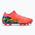 PUMA Future 7 Match Neymar Jr FG/AG μπότες ποδοσφαίρου sunset glow/μαύρο/sun stream/puma green/blue 2