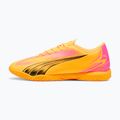 PUMA Ultra Play IT μπότες ποδοσφαίρου sunset glow/puma black/sun stream 8