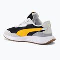 PUMA Runtamed Plus μαύρο/κίτρινο sizzle/φτερό γκρι/γκρι ομίχλη/λευκά παπούτσια 3