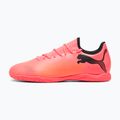 PUMA Future 7 Play IT μπότες ποδοσφαίρου sunset glow/puma black/sun stream 8