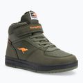 KangaROOS παιδικά παπούτσια K-CP Bound Mid EV military green / flame