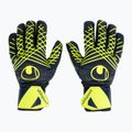 Γάντια τερματοφύλακα uhlsport Prediction Supersoft HN navy/white/fluo yellow