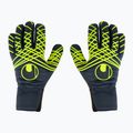 Γάντια τερματοφύλακα uhlsport Prediction Absolutgrip HN Fit navy/white/fluo yellow