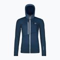 Γυναικείο φούτερ ORTOVOX Fleece Grid Hoody deep ocean