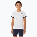 Παιδικό μπλουζάκι ASICS Tennis Top brilliant white/midnight