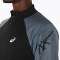 Ανδρικό ASICS Icon 1/2 Zip performance μαύρο/γκρι γκρι μακρυμάνικο για τρέξιμο 7