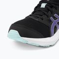 ASICS Jolt 4 GS παιδικά παπούτσια τρεξίματος μαύρο/κυπαρισσί σταφύλι 9