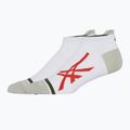 Κάλτσες ASICS Light Single Tab brilliant white/red snapper 2