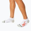 Κάλτσες ASICS Light Single Tab brilliant white/red snapper 4