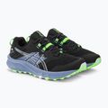 ASICS Trabuco Terra 2 ανδρικά αθλητικά παπούτσια για τρέξιμο μαύρο/γαλάζιο 5