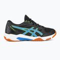 ASICS ανδρικά παπούτσια βόλεϊ Gel-Rocket 11 μαύρα/waterscape 2