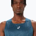 Ανδρικό ASICS Fujitrail Singlet μαγνητικό μπλε running tank top 5