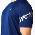 Ανδρικό μπλουζάκι για τρέξιμο ASICS Icon Top blue expanse/brich 5