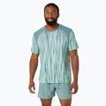 Ανδρικό μπλουζάκι για τρέξιμο ASICS Road All Over Print Top light celadon/celadon