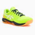 Ανδρικά παπούτσια Padel ASICS Gel-Dedicate 8 safety yellow/white