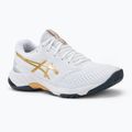 Ανδρικά παπούτσια ASICS Netburner Ballistic FF 3 white/pure gold