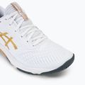 Ανδρικά παπούτσια ASICS Netburner Ballistic FF 3 white/pure gold 7