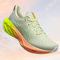 ASICS Novablast 4 Paris γυναικεία παπούτσια για τρέξιμο cool matcha/safety yellow 2