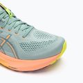 ASICS Gel-Kayano 31 Paris ανδρικά αθλητικά παπούτσια για τρέξιμο ανοιχτό σέλαδο/κίτρινο ασφαλείας 8