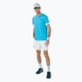 Ανδρικό μπλουζάκι τένις ASICS Court SS Top digital aqua/brilliant white 2