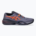 ASICS Gel-Resolution X Clay ανδρικά παπούτσια τένις γκρι-μωβ/ πορτοκαλί nova 8