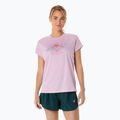 Γυναικεία μπλούζα ASICS Fujitrail Logo light ube running shirt