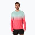 Ανδρικό ASICS Seamless coral reef/oasis green running longsleeve