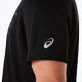 ASICS ανδρική φανέλα Fujitrail Logo performance μαύρο/ανθρακί/κοραλί reef running shirt 5