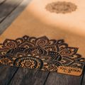 Yoga Design Lab Cork 3,5 mm καφέ Mandala Μαύρο στρώμα γιόγκα 7