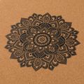 Yoga Design Lab Cork 5,5 mm καφέ Mandala Μαύρο στρώμα γιόγκα 4