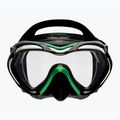 TUSA Paragon S Mask μάσκα κατάδυσης μαύρη-πράσινη M-1007 2