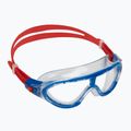 Παιδική μάσκα κολύμβησης Speedo Rift Junior lava red/beautiful blue/clear 8-01213C811