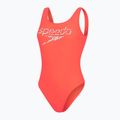 Γυναικείο ολόσωμο μαγιό Speedo Logo Deep U-Back κόκκινο 68-12369 4