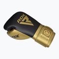 Γάντια του μποξ RDX L2 Mark Pro Sparring Boxing Hook & Loop golden 3