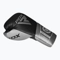 Γάντια του μποξ RDX K1 Mark Pro Fight Boxing silver 3