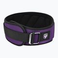 Ζώνη άρσης βαρών RDX Rx4 Weightlifting Belt purple 3