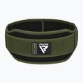 Ζώνη άρσης βαρών RDX Rx5 Weightlifting Belt army green 2