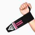 Βραχίονας καρπού RDX WR11 Gym Wrap Wrist Wrap μαύρο/ροζ 4