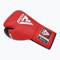 Γάντια του μποξ RDX Pro Fight Apex Competition Lace Up Boxing red 2