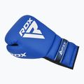 Γάντια του μποξ RDX Apex Lace Up Training Sparring Boxing blue 2