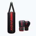 RDX F6 Junior Punch Bag + γάντια πυγμαχίας ματ κόκκινο