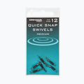 Drennan Quick Snap Swivels 6 πακέτα συνδέσμου ηγέτη μαύρο TGQSS018