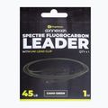 Ridgemonkey Spectre Fluorocarbon Uni Lead Clip Leader καμουφλάζ πράσινο