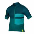 Ανδρική ποδηλατική μπλούζα Endura FS260 Print S/S emerald green 9