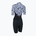 Γυναικεία στολή τριάθλου ZONE3 Lava Short Sleeve Trisuit white/gravel 2