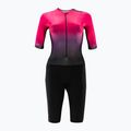 Γυναικεία στολή τριάθλου HUUB Collective Tri Suit black/rose fade