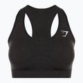 Gymshark Vital Seamless Sports μαύρο/μαύρο σουτιέν γυμναστικής 5